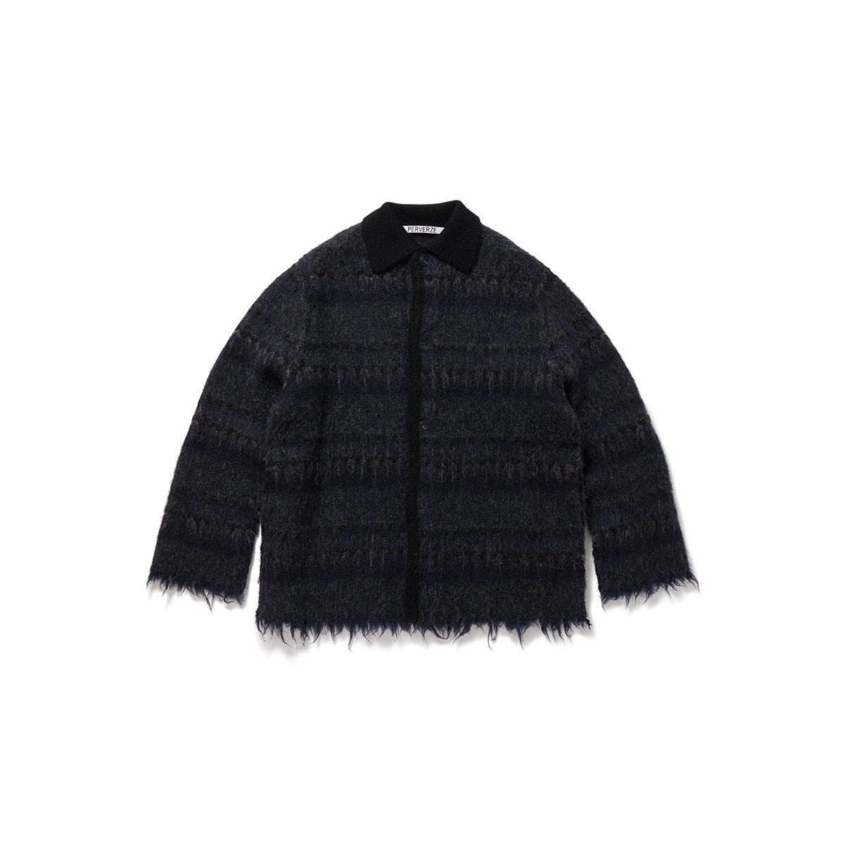 PERVERZE ブランケットコート Felted Blanket Coat / Navy – PERVERZE