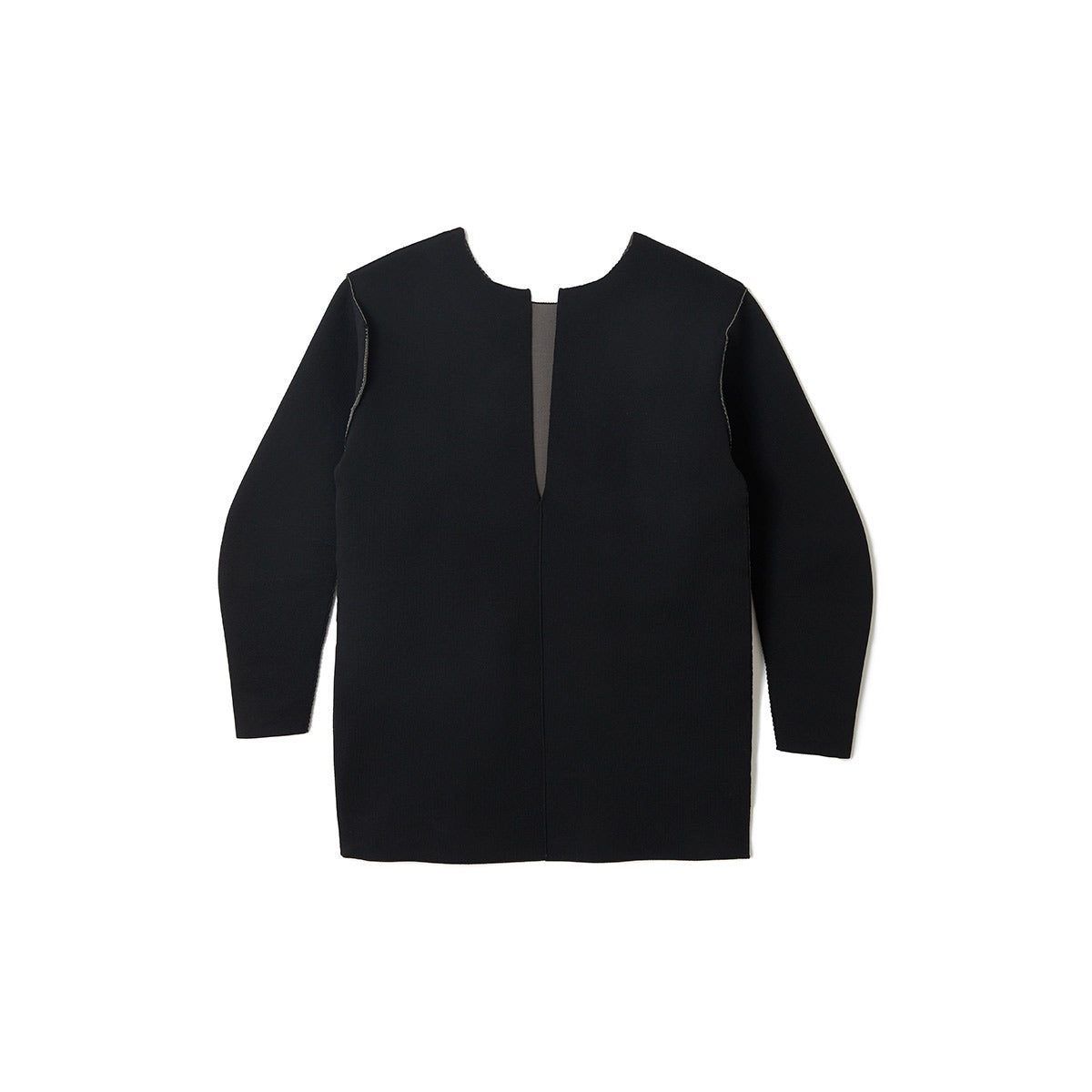 Center Cut Double Face knit / Black
