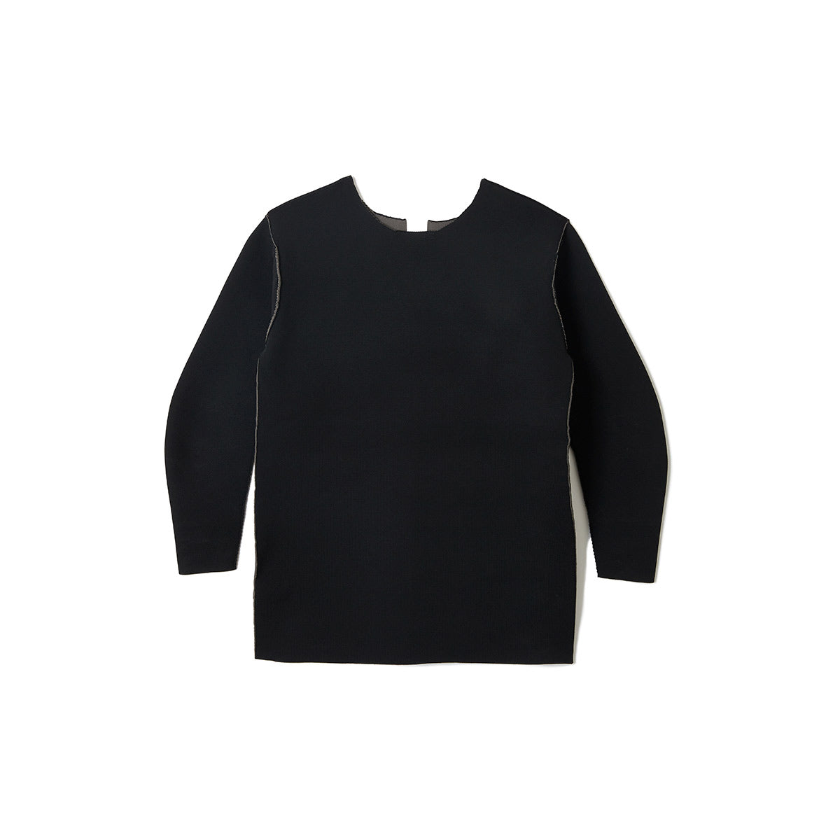 Center Cut Double Face knit / Black