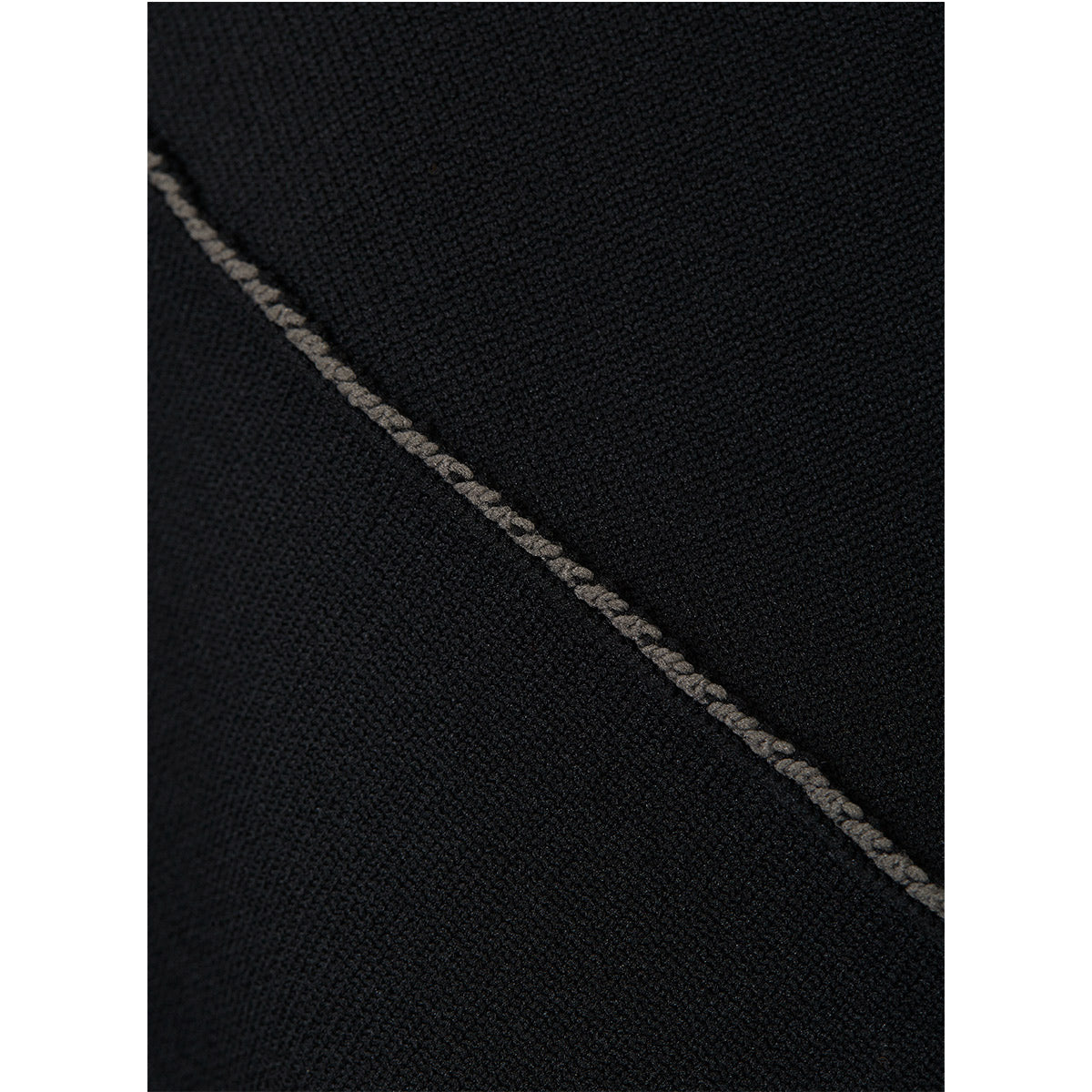 Center Cut Double Face knit / Black