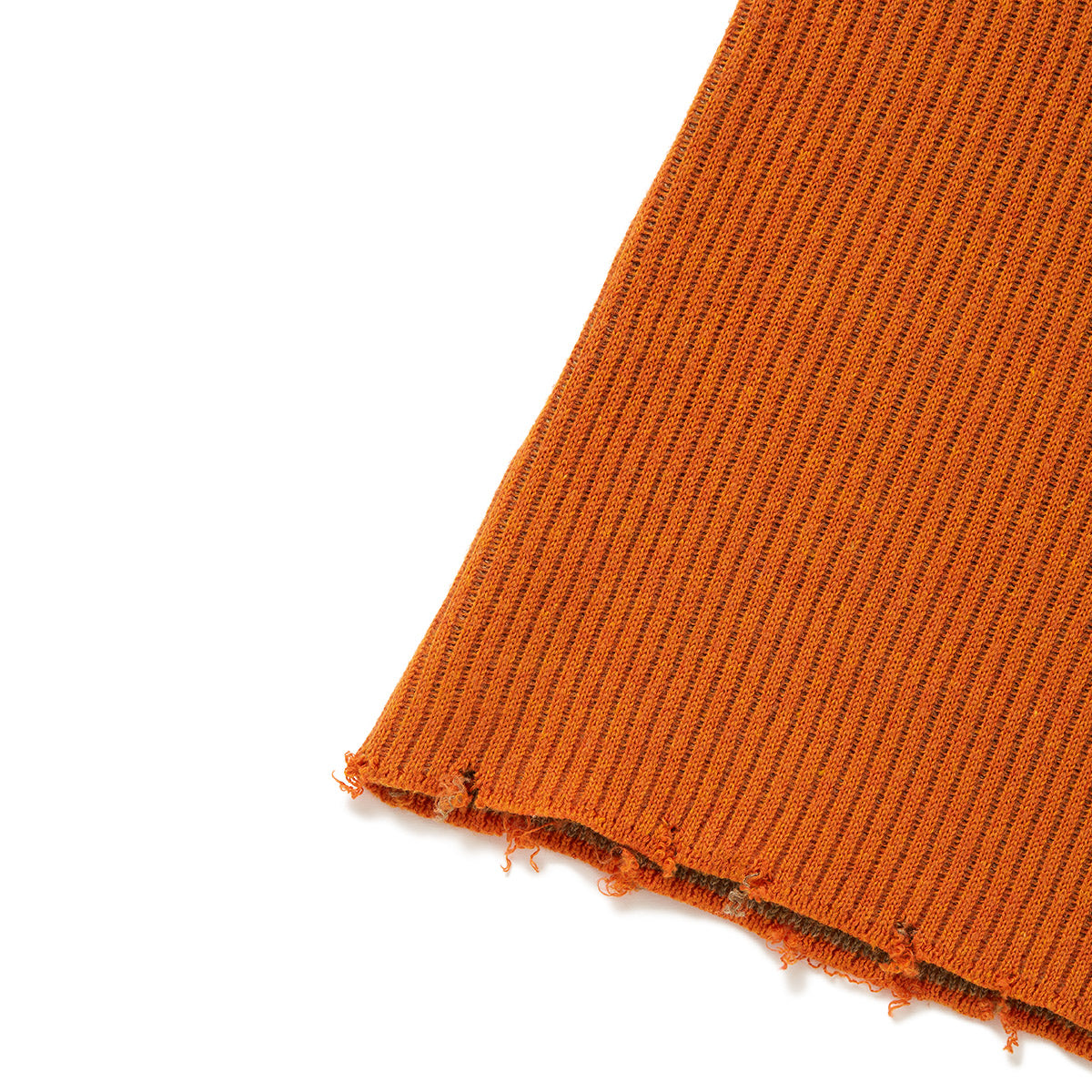 Double Face Rib Line Pants / Orange