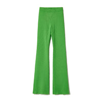Cotton Rib Line Pants / Green