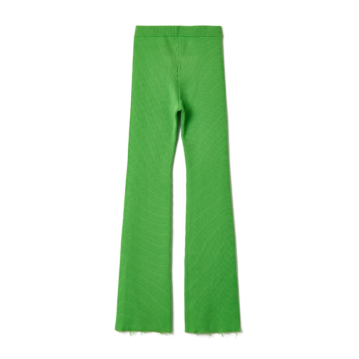 Cotton Rib Line Pants / Green