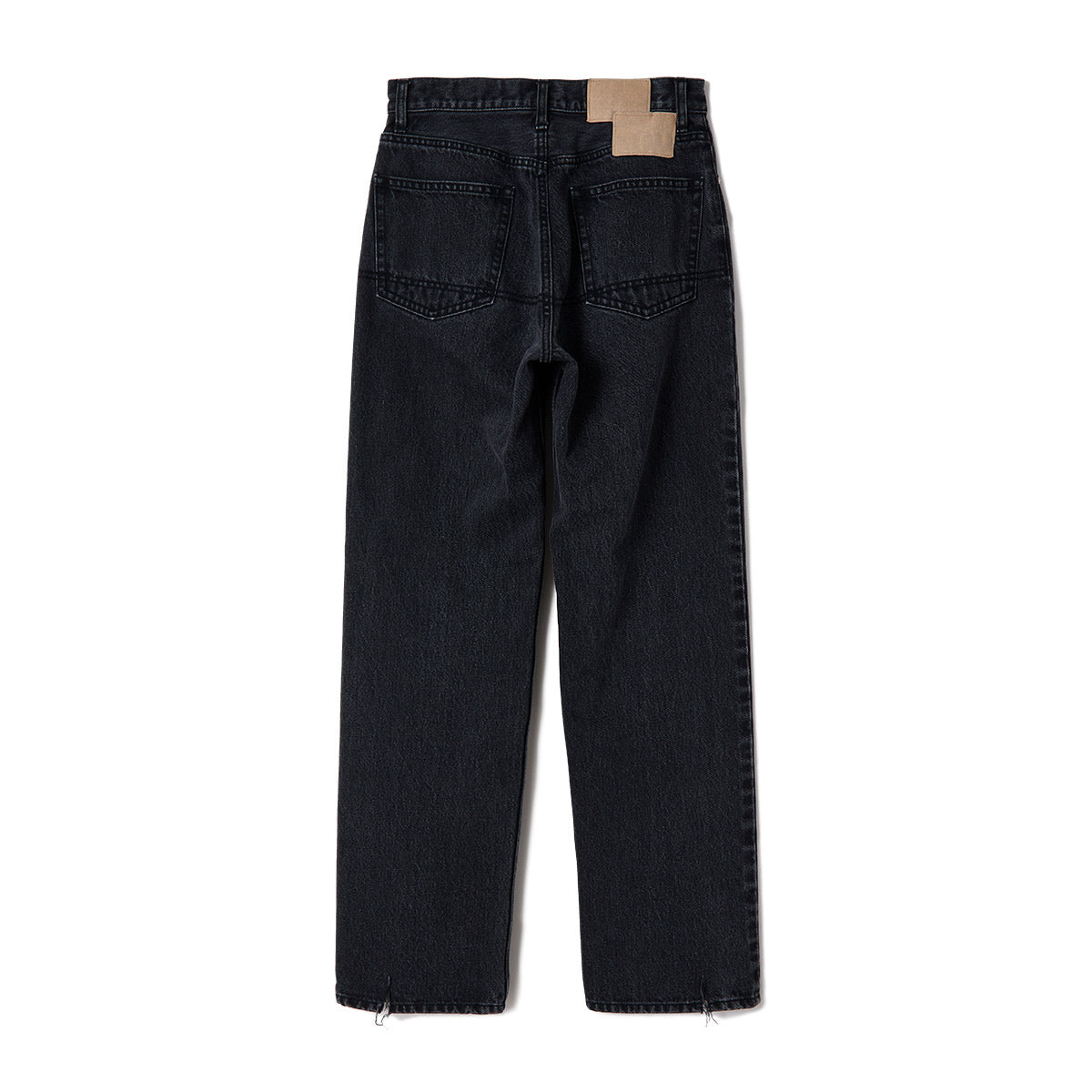 Nano Mist Denim-Loose Straight / Black