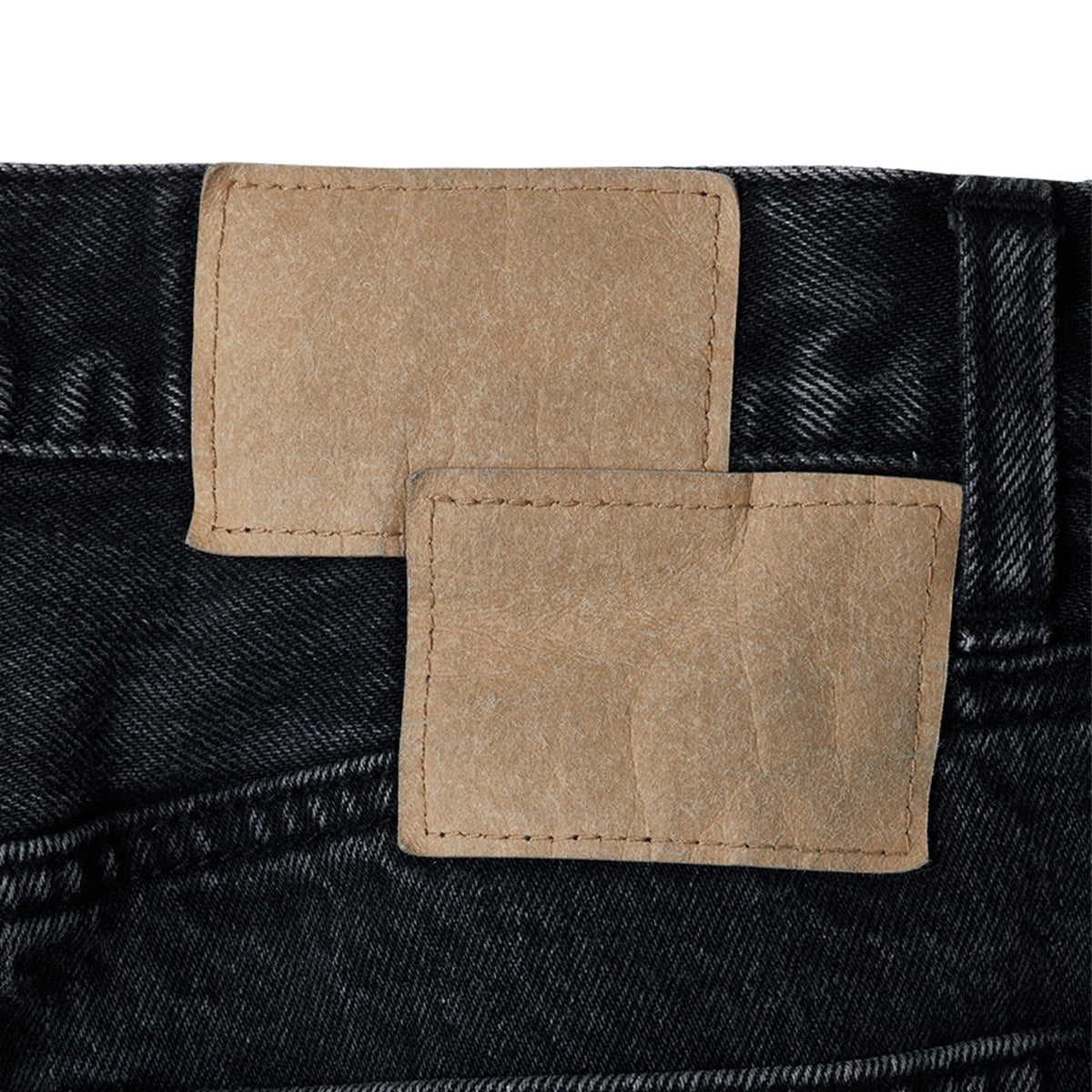 Nano Mist Denim-Loose Straight / Black