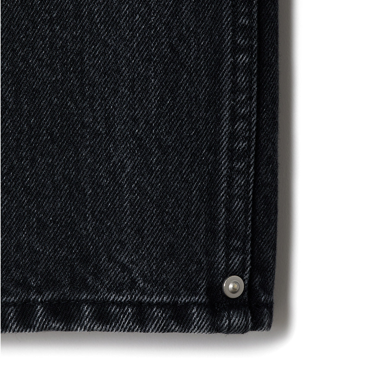 Nano Mist Denim-Loose Straight / Black