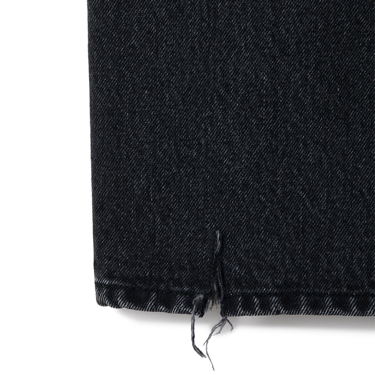 Nano Mist Denim-Loose Straight / Black