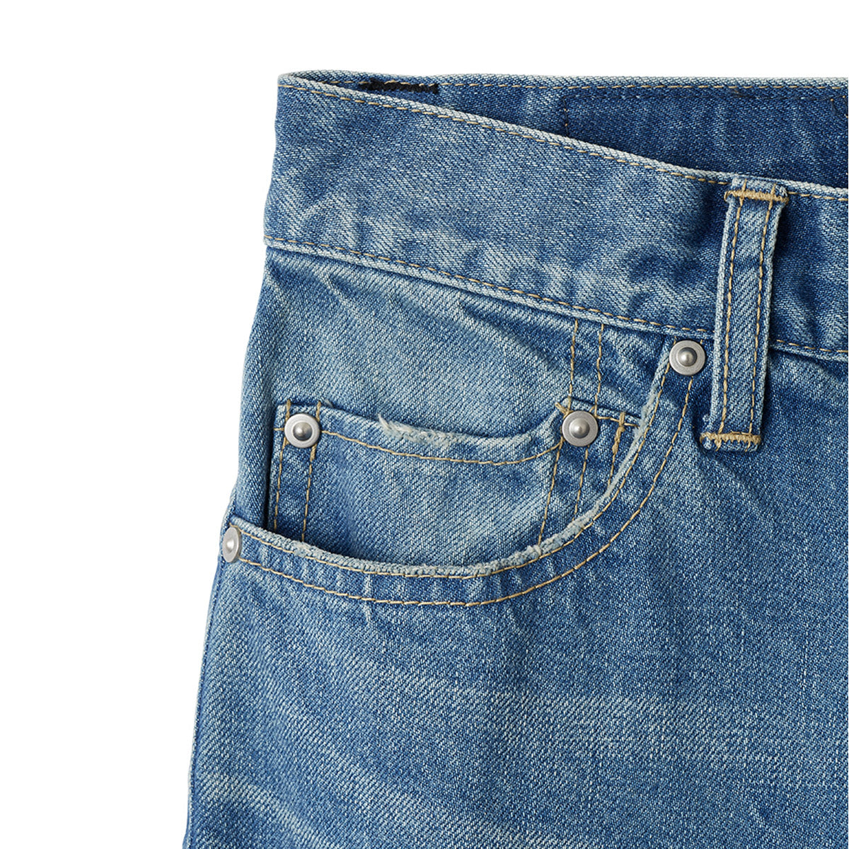 Nano Mist Denim-Loose Straight / Blue