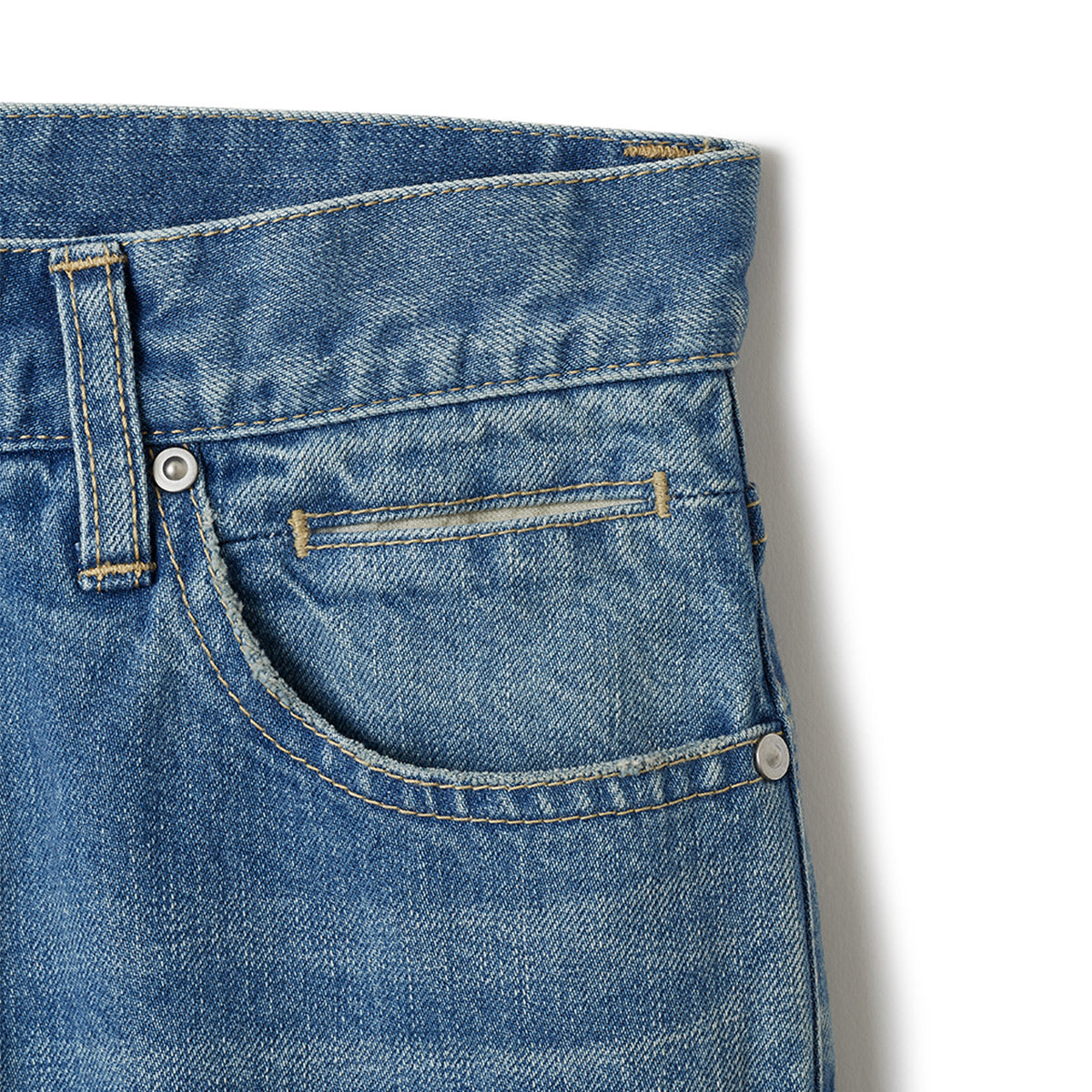 Nano Mist Denim-Loose Straight / Blue
