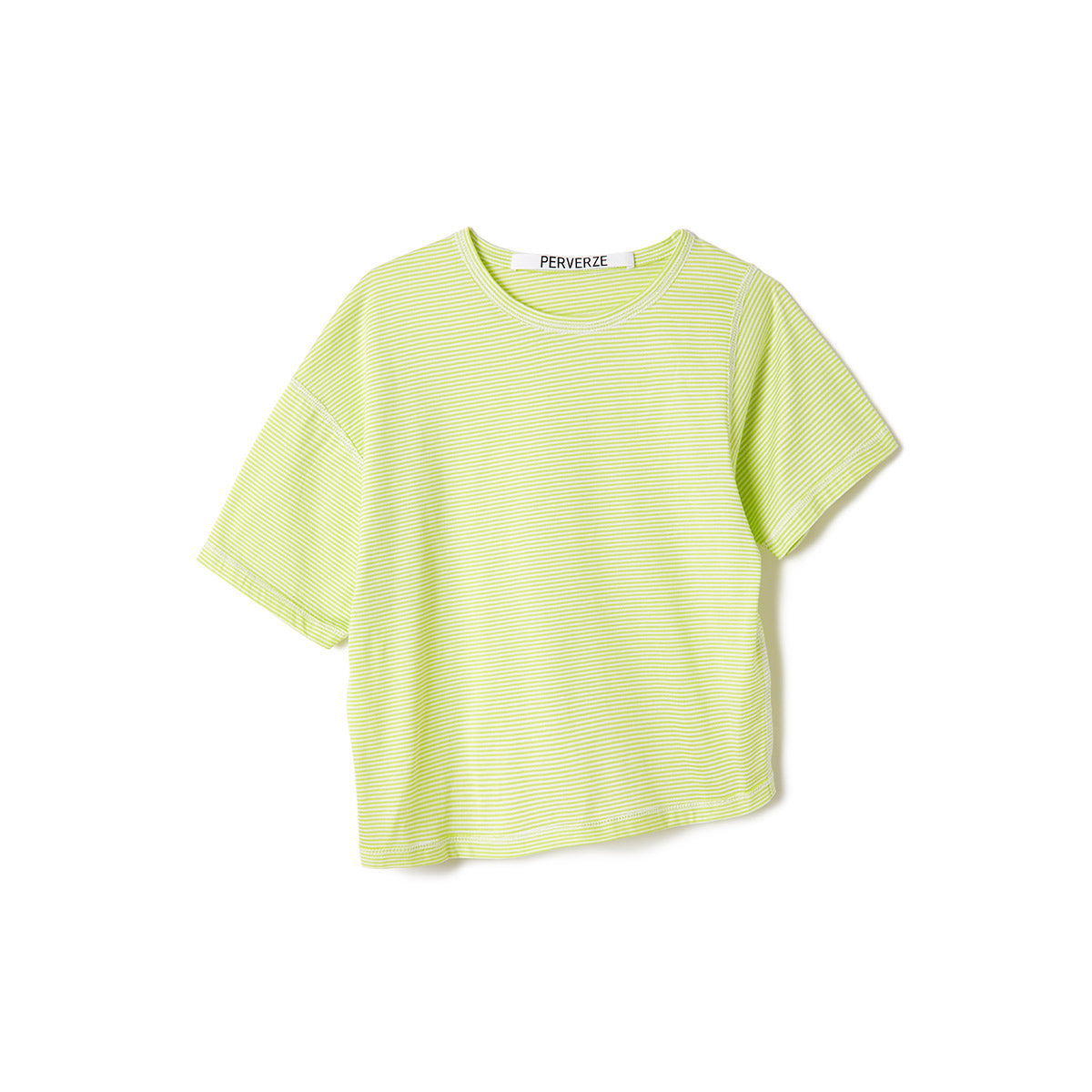 Slip Neck Tee / Lime