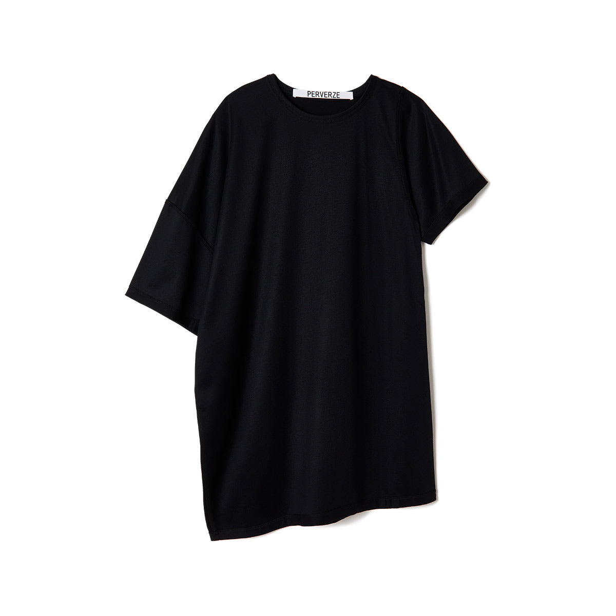 Slip Neck Over Tee / Black