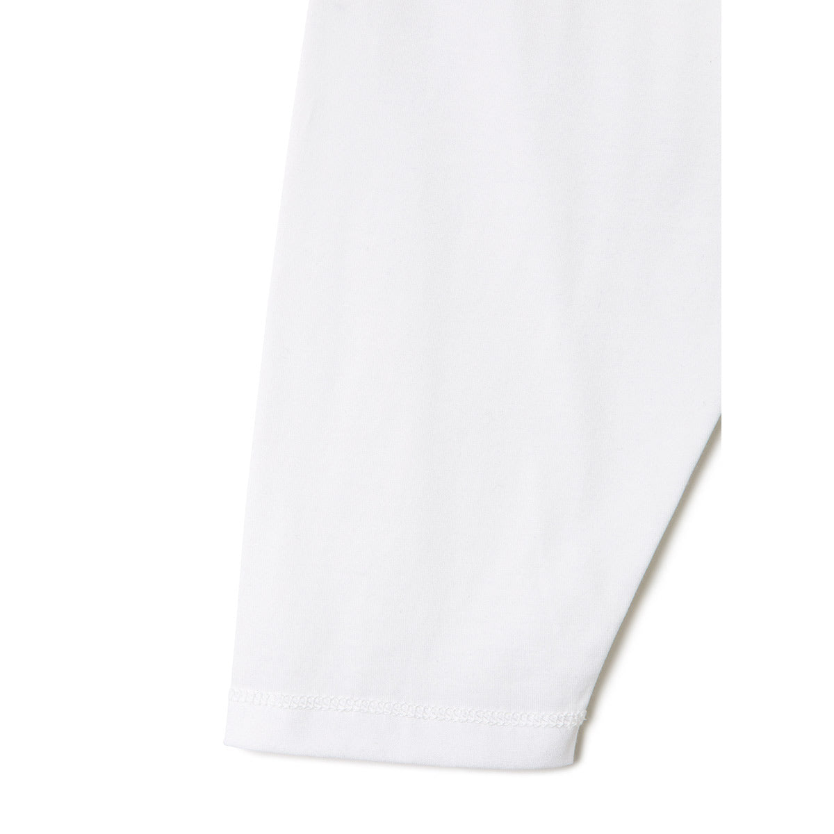 Slip Neck Long Tee / White