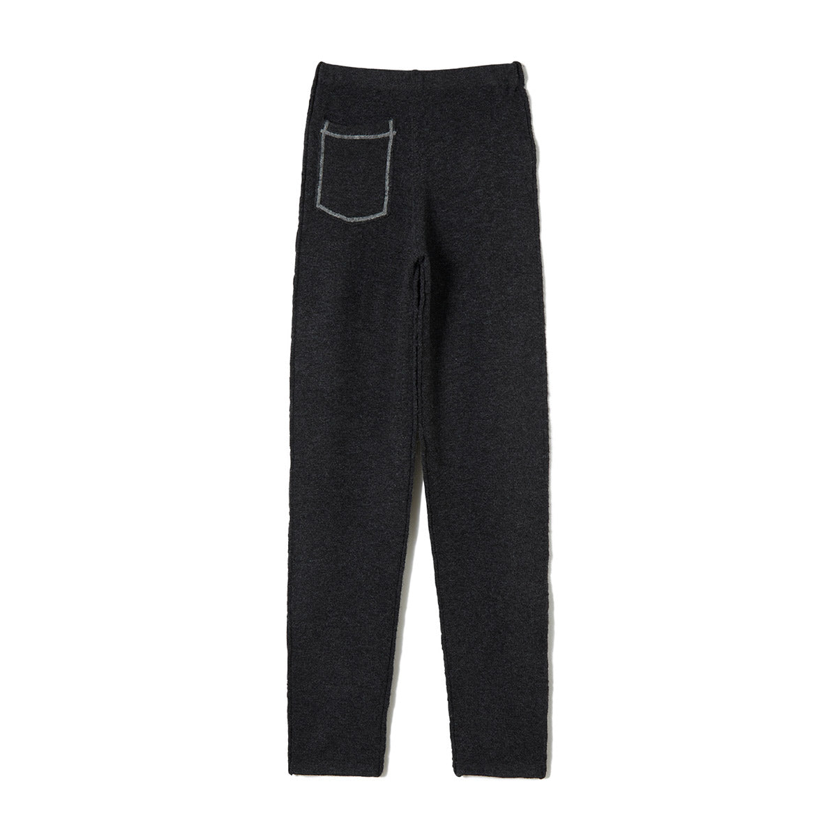 Stitching Lounge Knit Pants / Gray