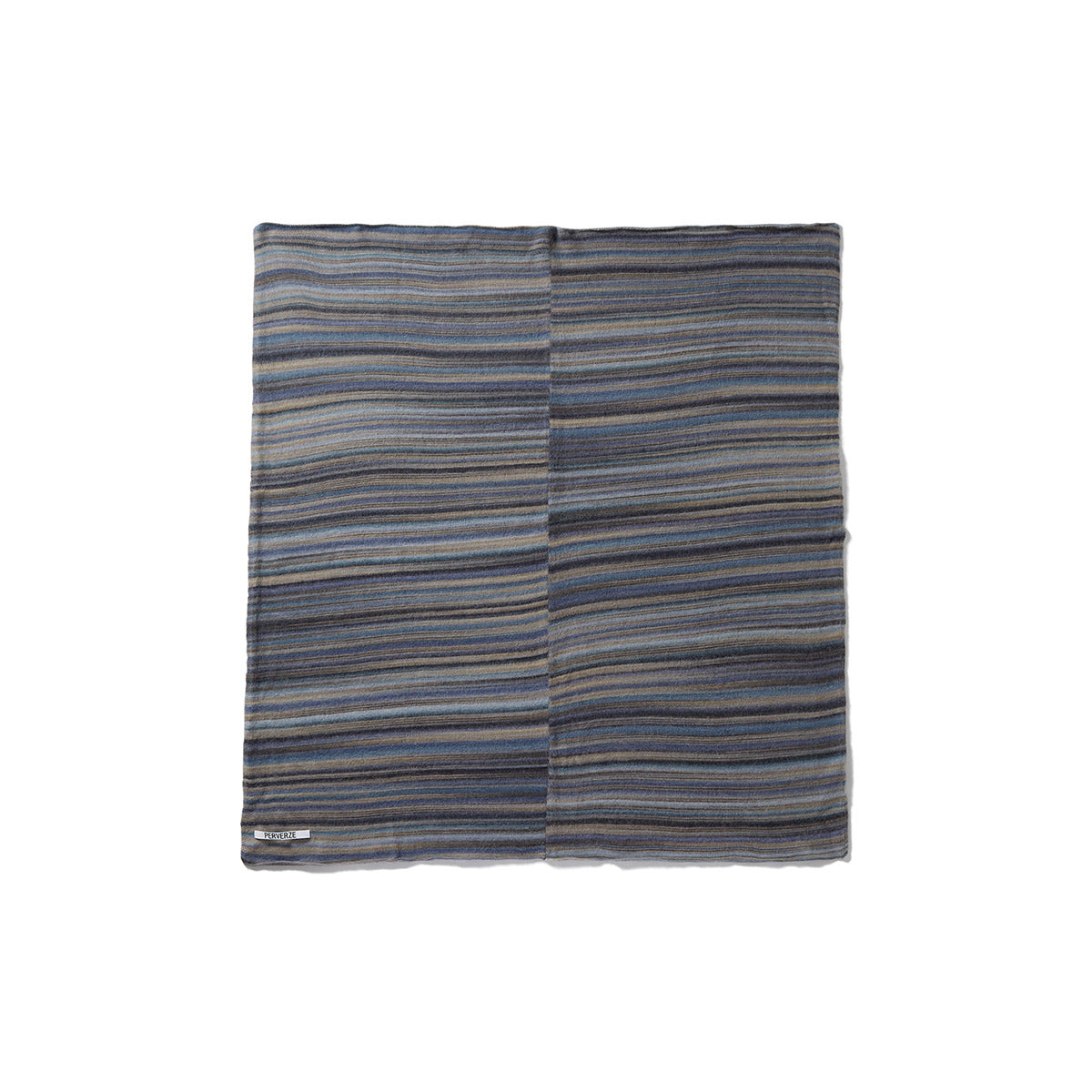 Square Pattern Scarf / Blue