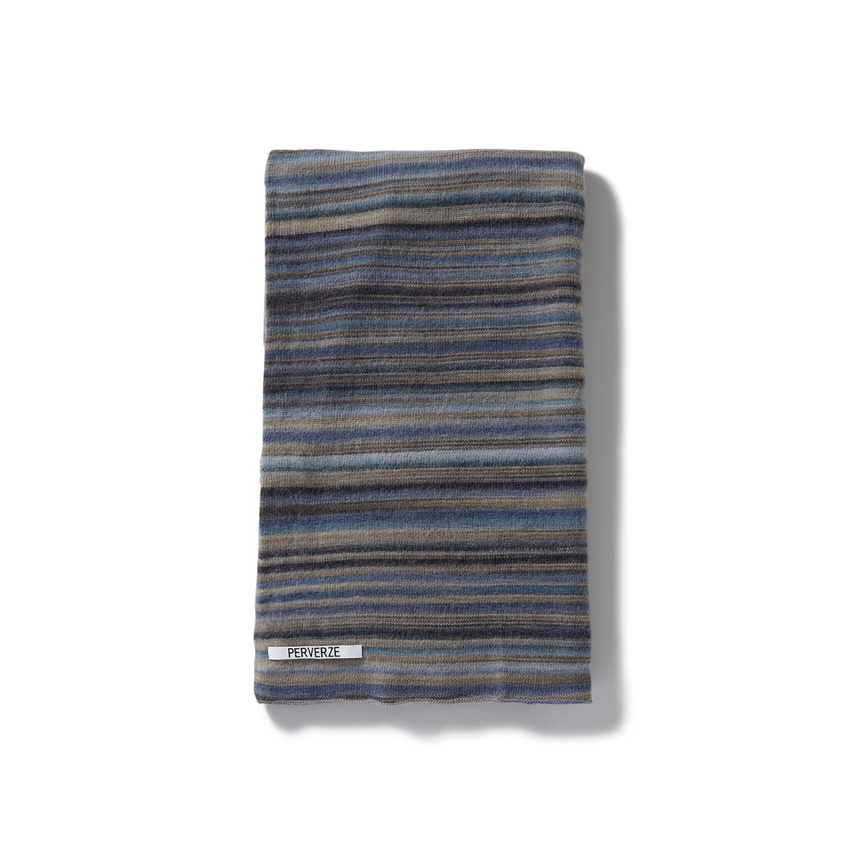 Square Pattern Scarf / Blue