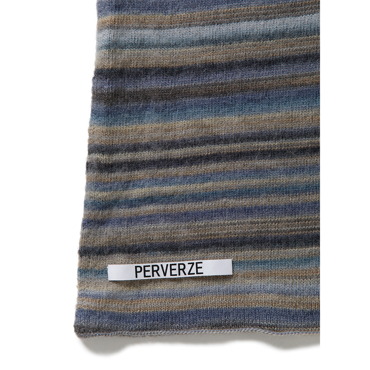 Square Pattern Scarf / Blue