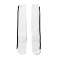 Double Line Sox / White