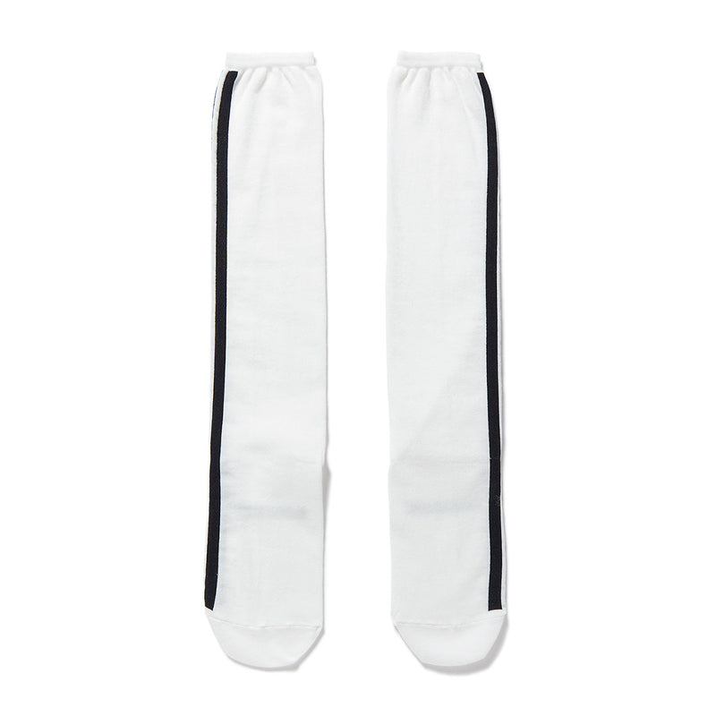 Double Line Sox / White