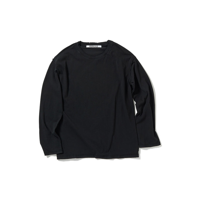 Regular Long Tee #5 / Black