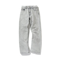 Bleached Denim - Loose Straight / Gray
