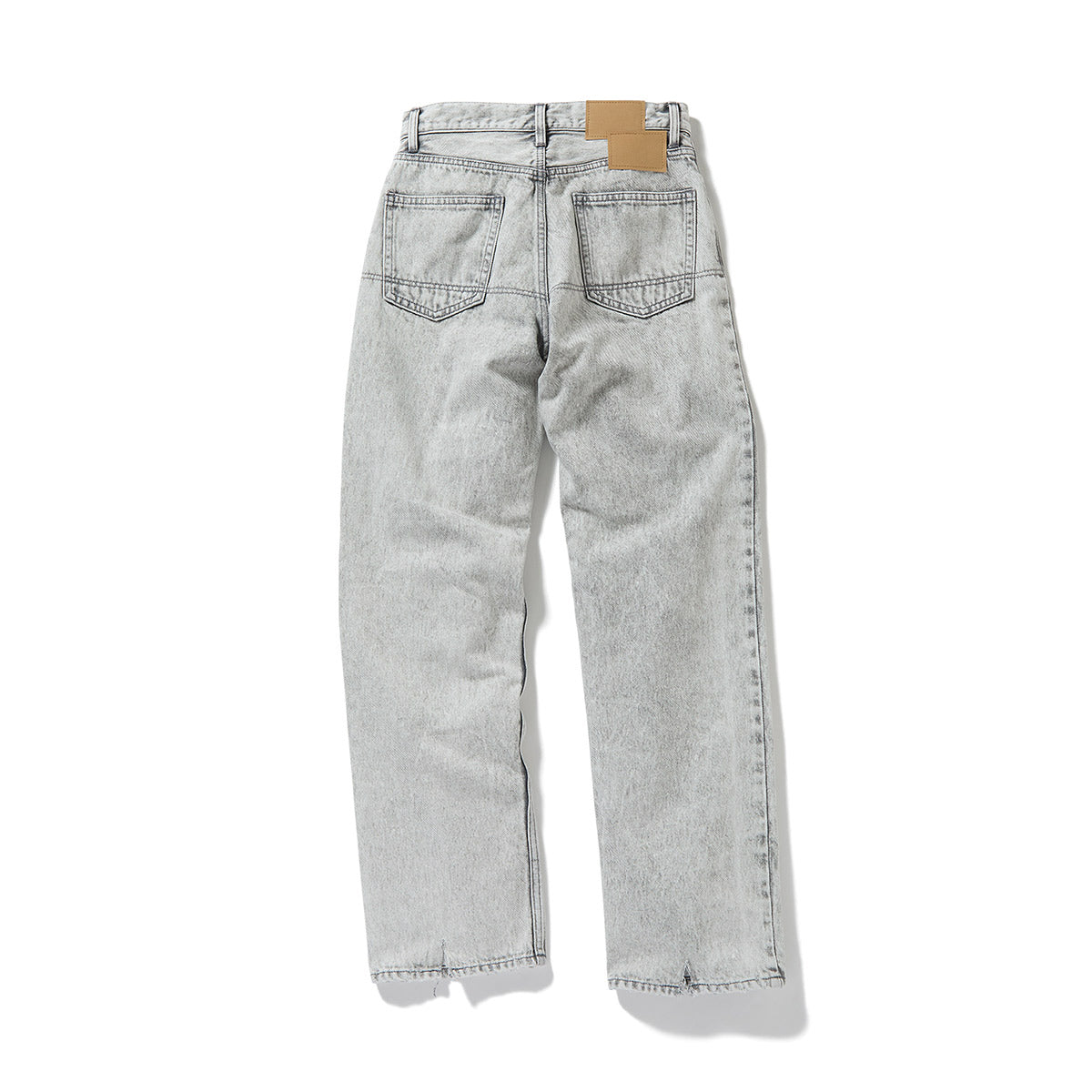 Bleach Denim-Loose Straight / Gray