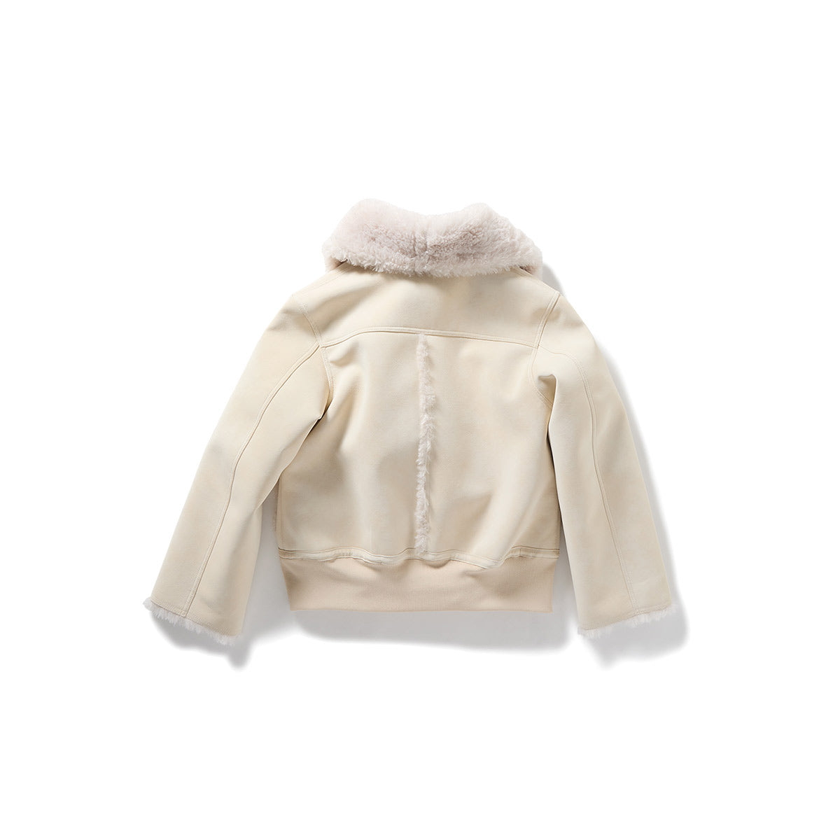Bulky Neck Blouson / White