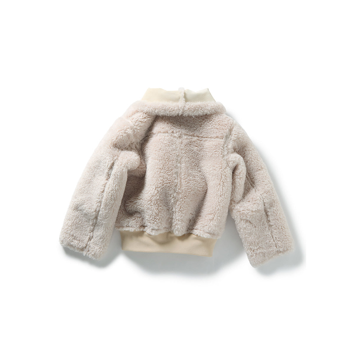 Bulky Neck Blouson / White