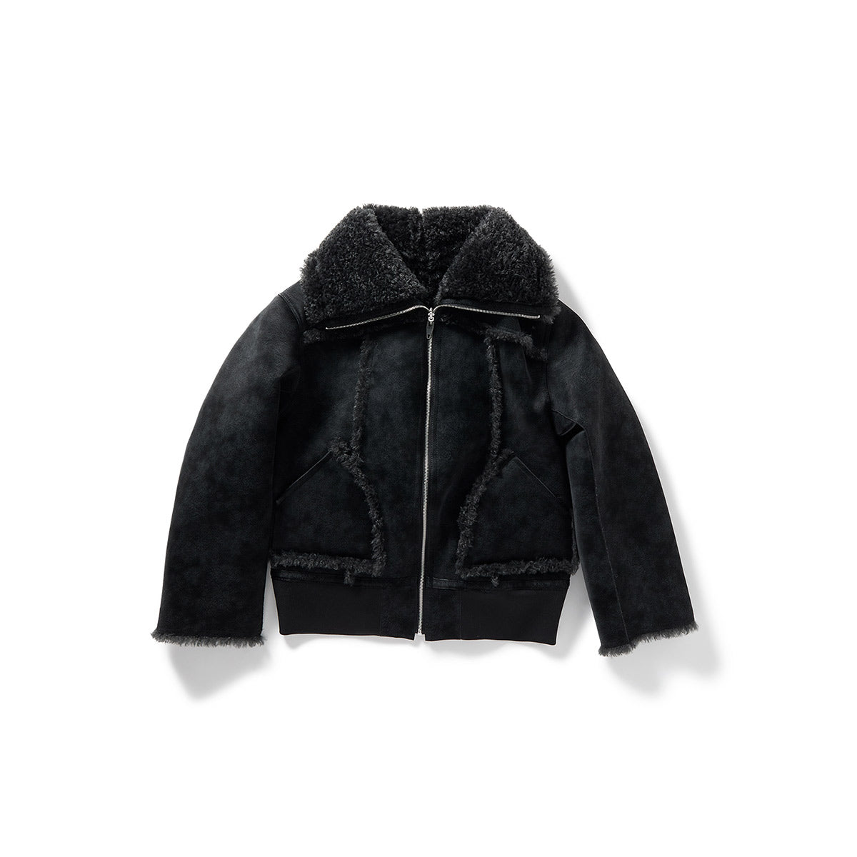 Bulky Neck Blouson / Black