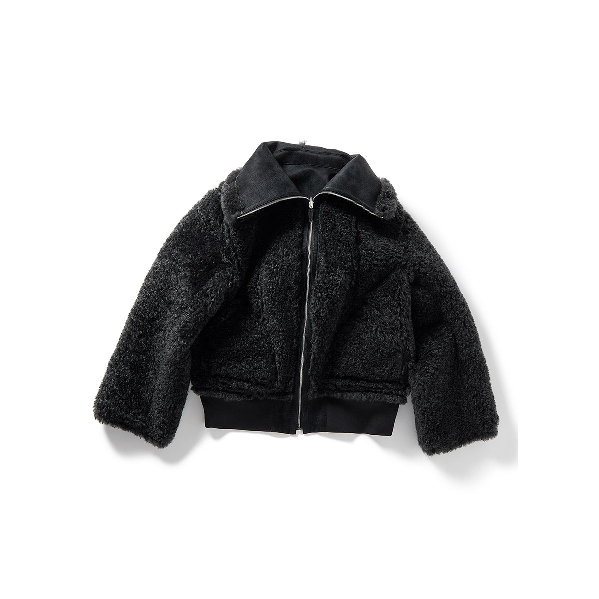 Bulky Neck Blouson / Black