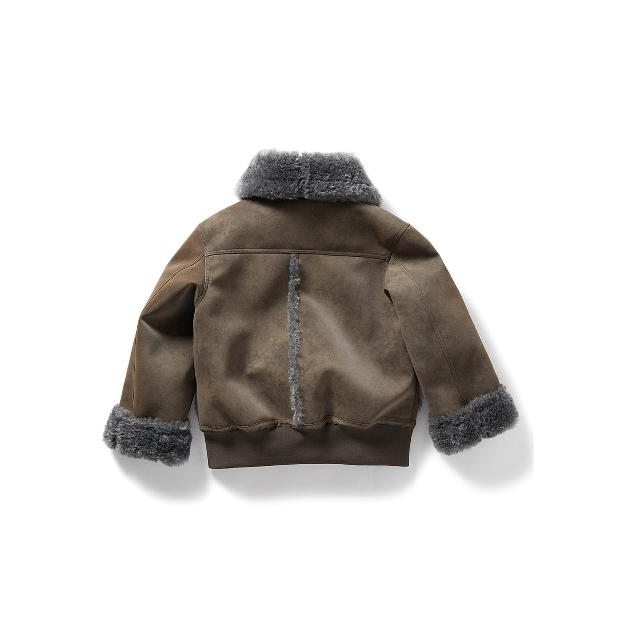 Bulky Neck Blouson / Brown