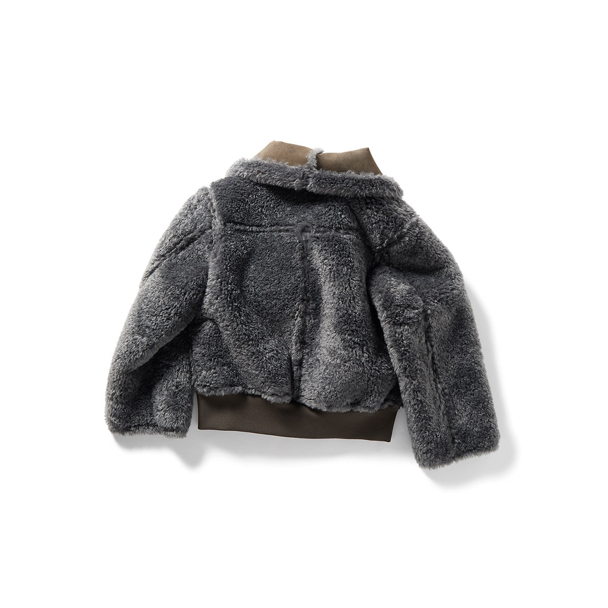 Bulky Neck Blouson / Brown