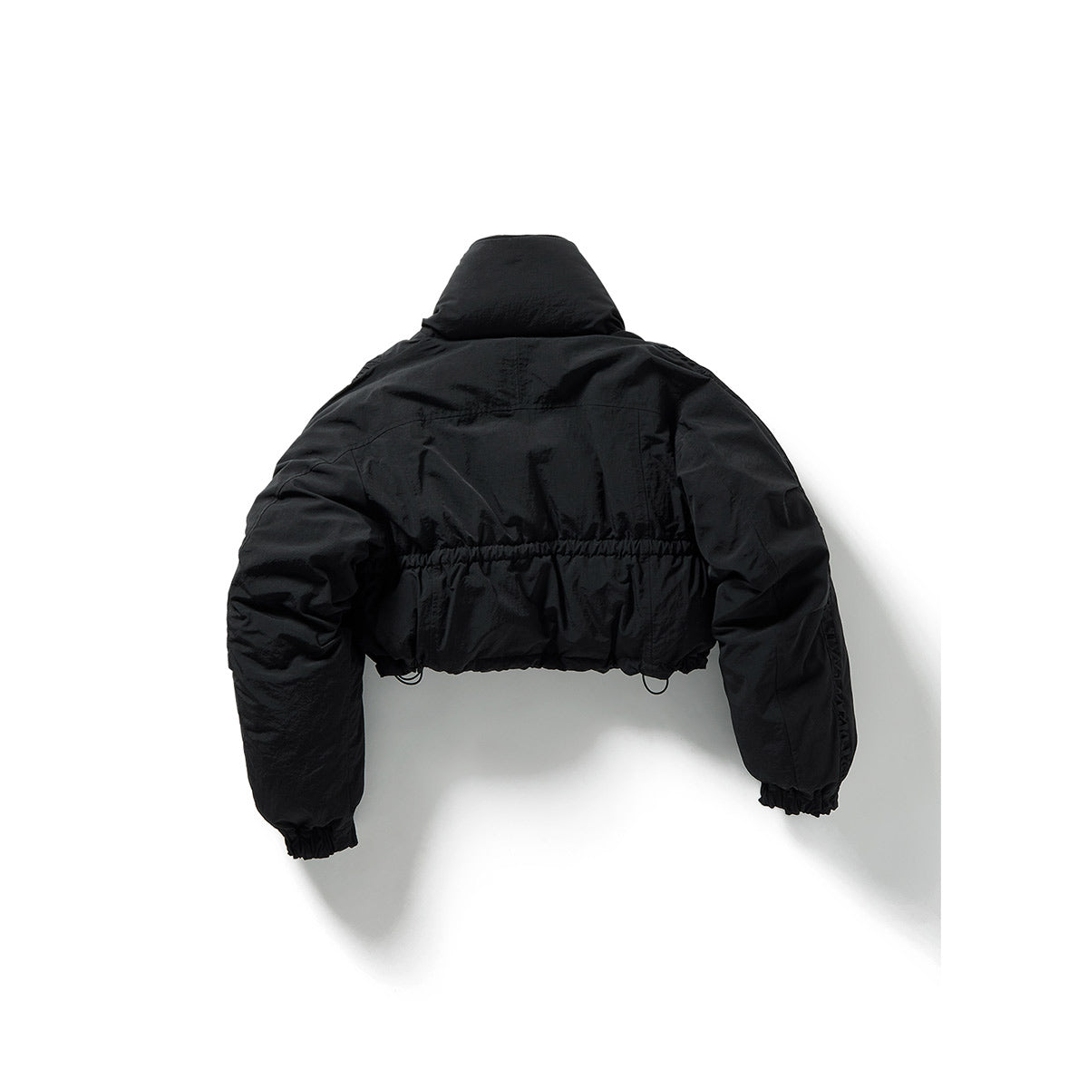 String Multiple Mini Down Jacket / Black