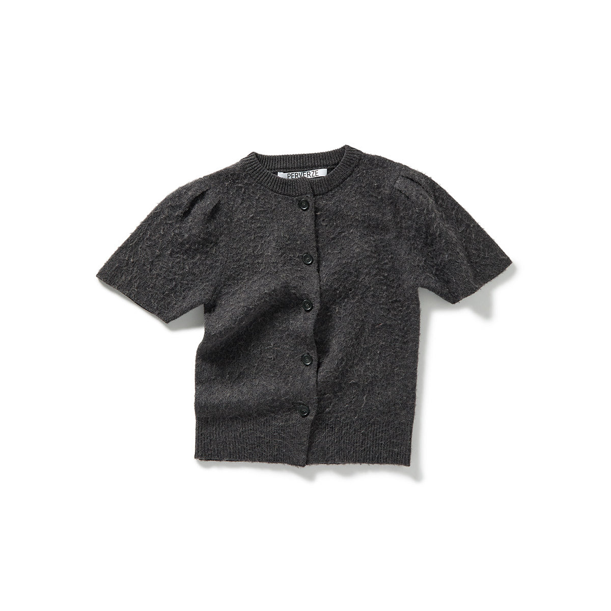 Napping Lambs Wool Cardigan / Gray