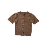 Napping Lambs Wool Cardigan / Brown