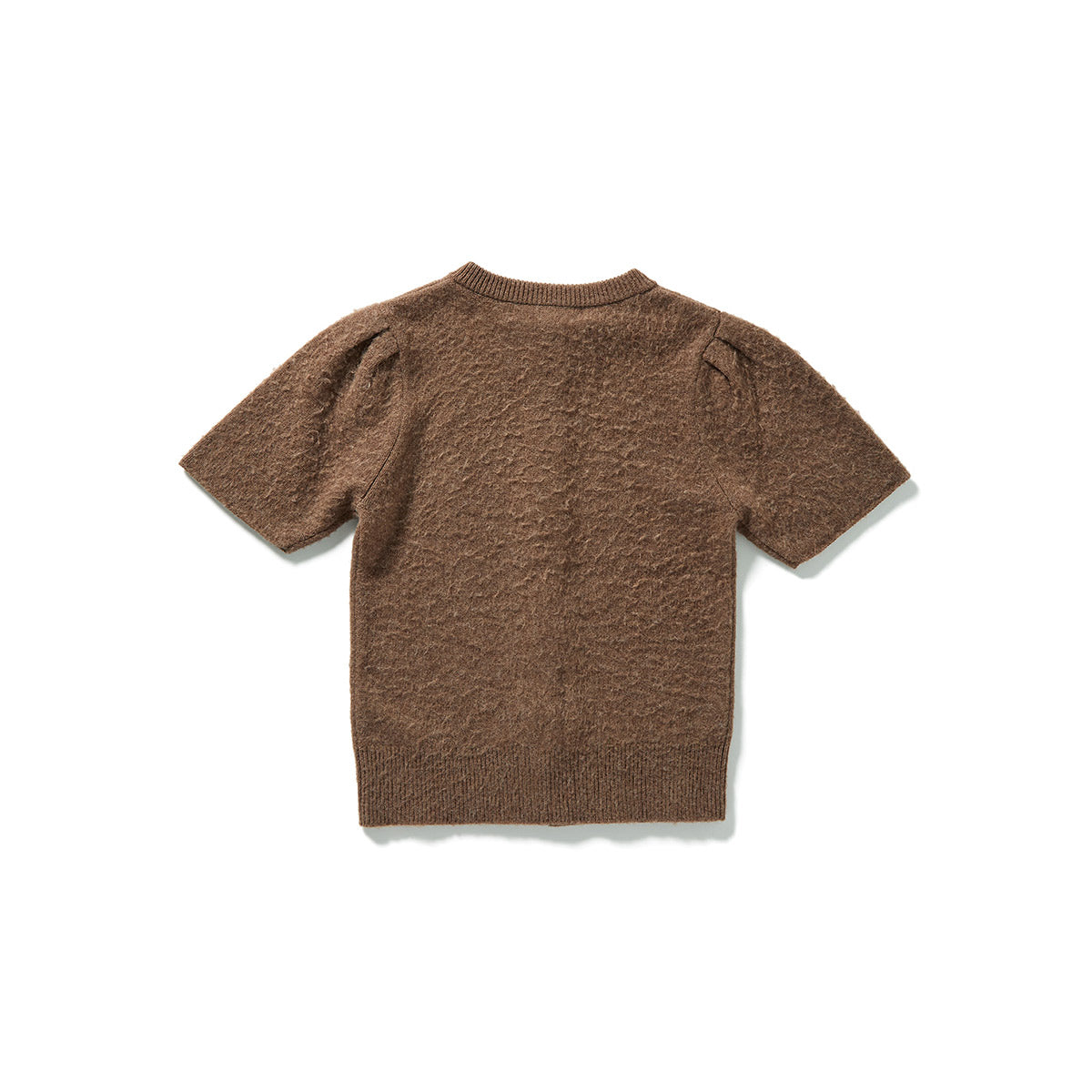 Napping Lambs Wool Cardigan / Brown
