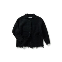 Crash Knit Coat / Black