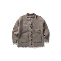 Crash Knit Coat / Beige