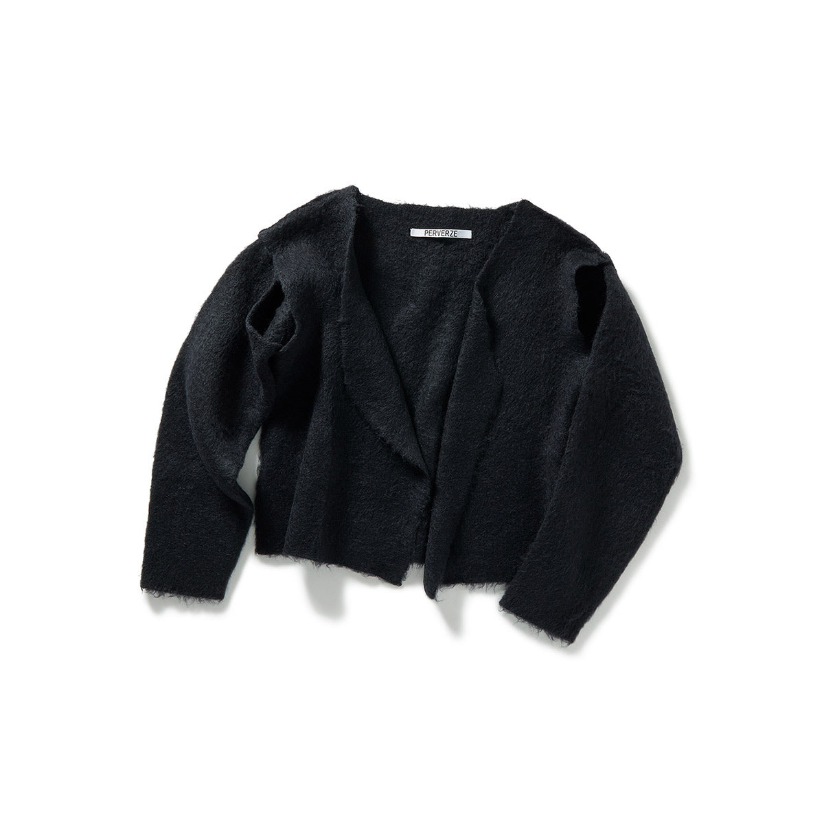 Wide Slit Cardigan / Black