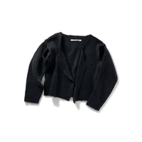 Wide Slit Cardigan / Black