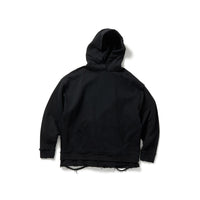 DISTRESS Step Layered Hoodie / Black