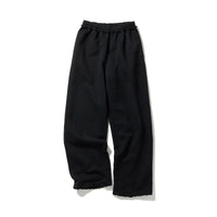 DISTRESS Regular Sweatpants / Black