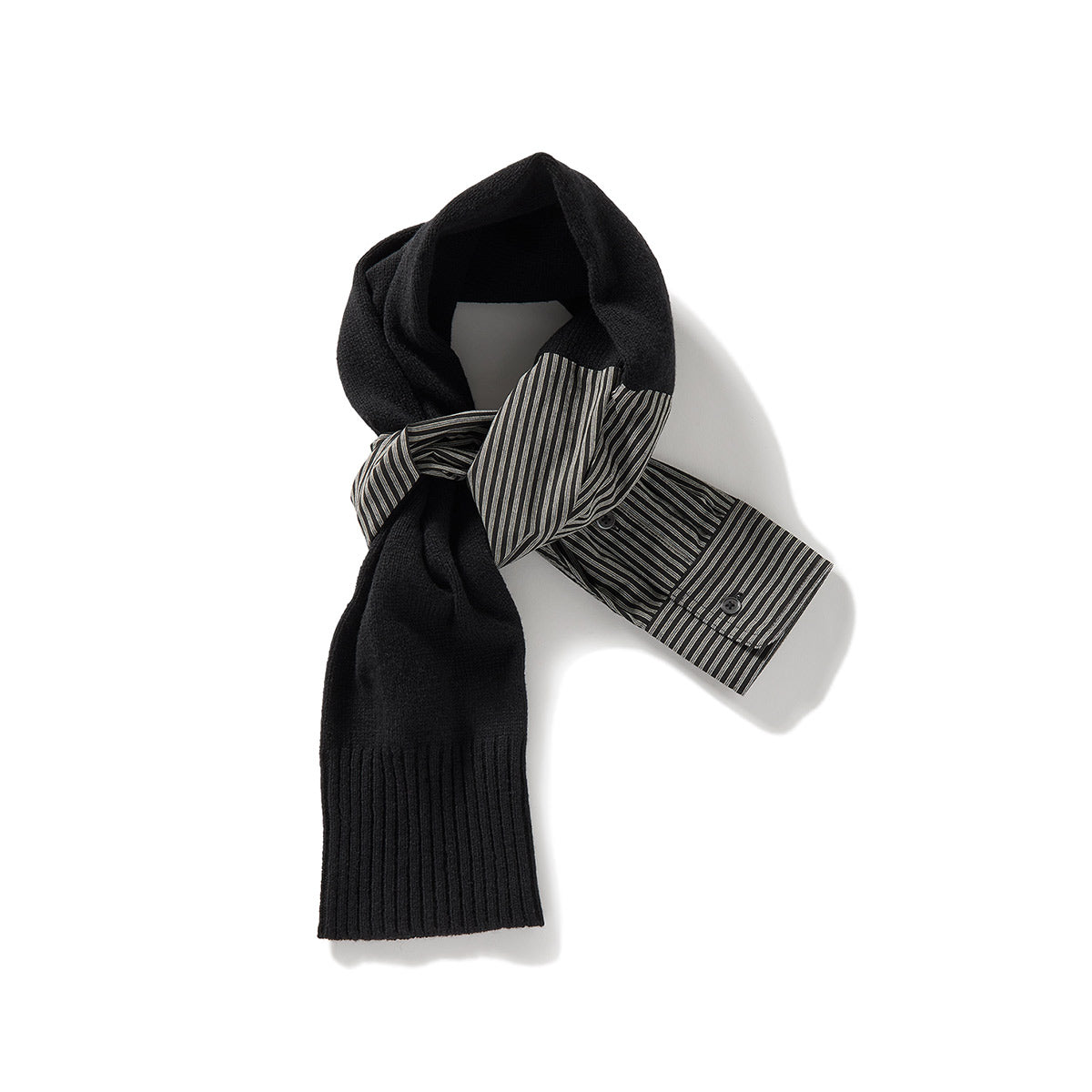 Double Sleeve Scarf / Black