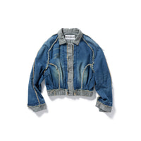 Double Denim Blouson / Blue