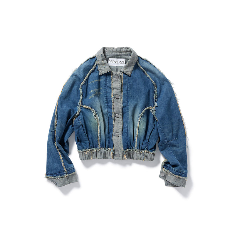 Double Denim Blouson / Blue