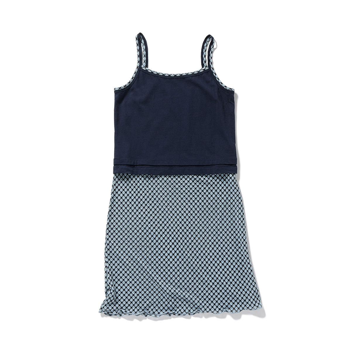 Combined Strap Dress / Navy – PERVERZE