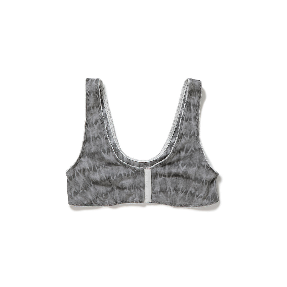 Lace-trim Bra / White