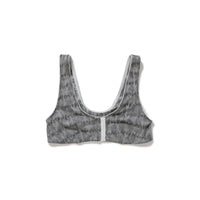 Lace-trim Bra / White
