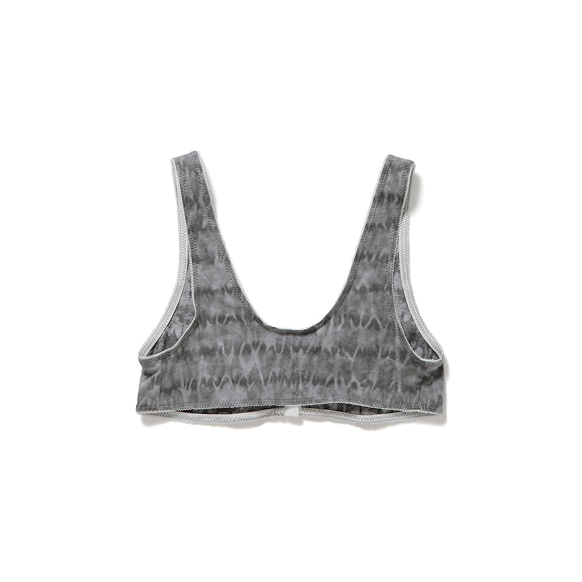 Lace-trim Bra / White