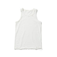 DISTRESS Regular Tank Top / White