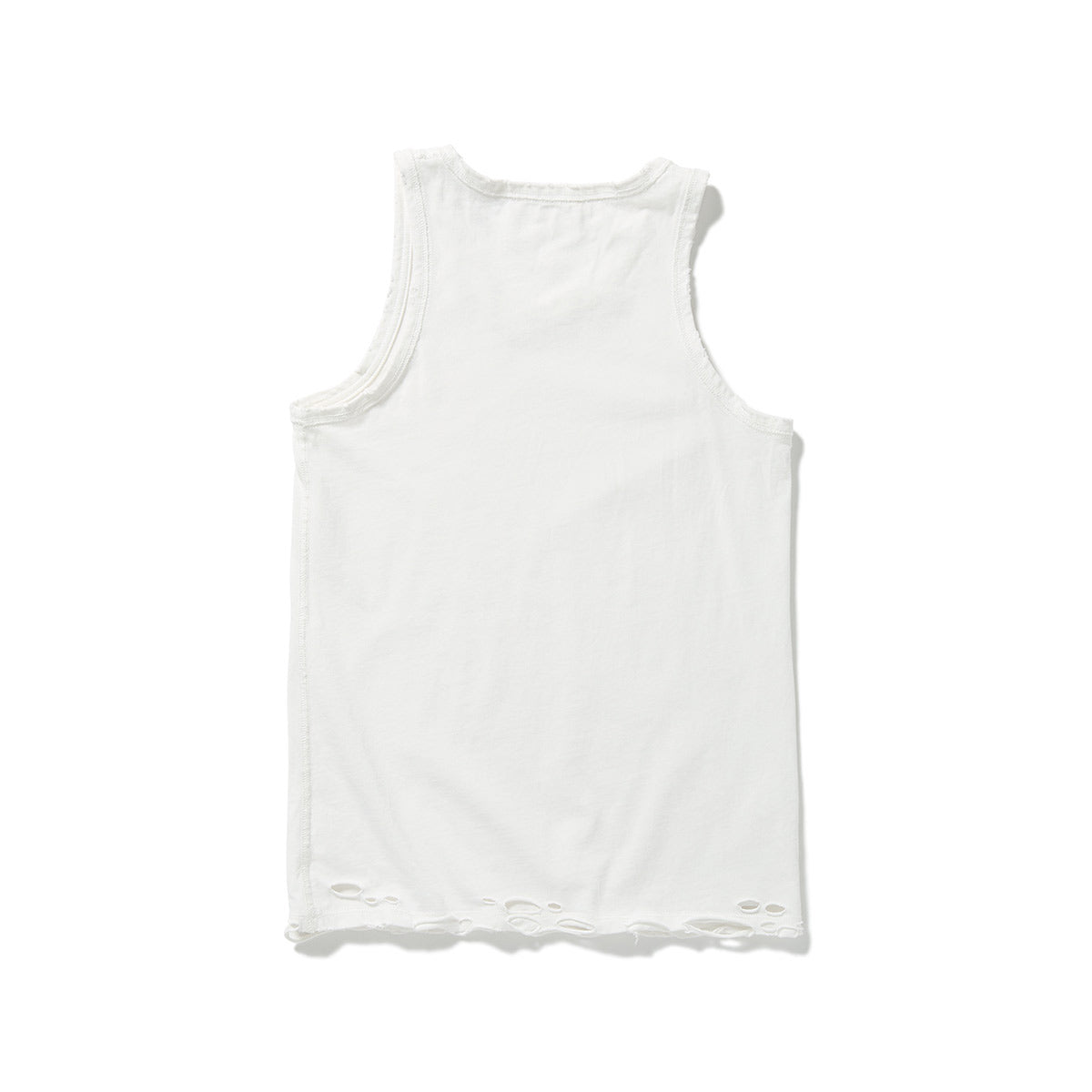 DISTRESS Regular Tank Top / White